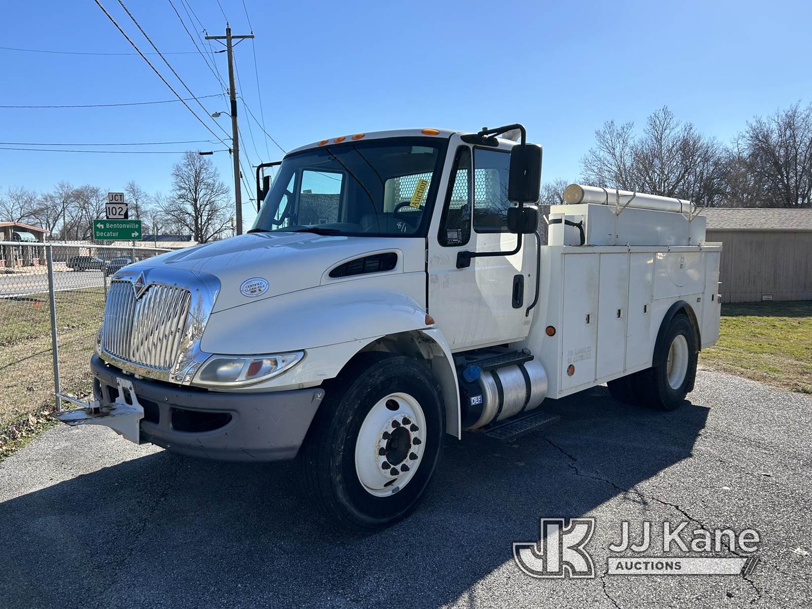 2016 International Durastar 4300 URD/Flatbed Truck For Sale, 79,908