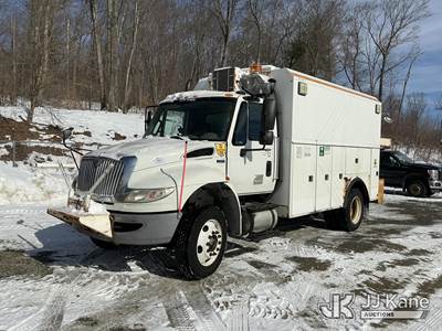 2014 International DuraStar 4300 Enclosed Utility/Air Compressor Truck