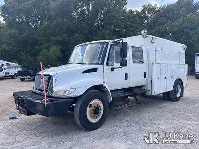 2009 International DuraStar 4300 Enclosed Crew Cab Utility Truck