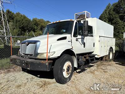2008 International DuraStar 4300 Crew-Cab Enclosed Utility Truck