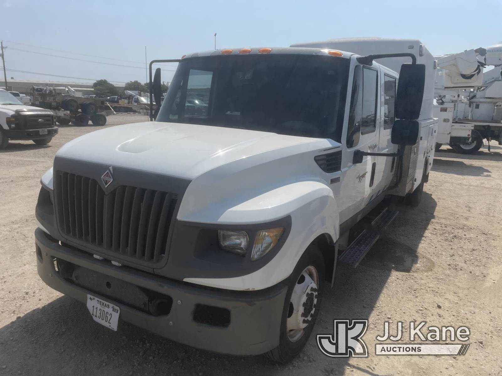 2013 International TerraStar CrewCab Enclosed Utility Truck For Sale Waxahachie, TX WT802
