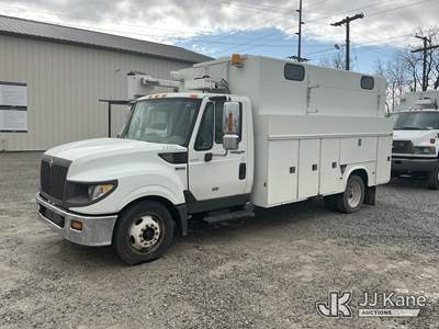 2013 International TerraStar Enclosed Utility/Air Compressor Truck