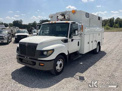 2016 International TerraStar Enclosed Utility/Air Compressor Truck