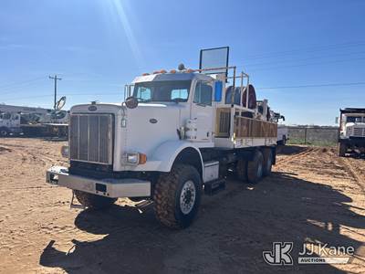 1999 Peterbilt 357 T/A Flatbed Reel Truck