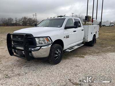 2018 RAM 3500 4x4 Crew-Cab Service Truck