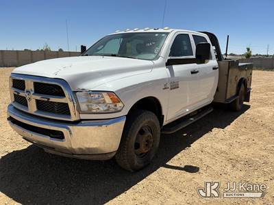 2018 RAM 3500 Crew-Cab Flatbed/Service Truck