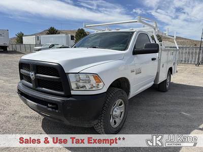 2018 Ram 3500 4x4 Enclosed Service Truck