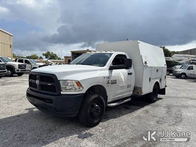 2016 RAM 3500 Regular Cab SWB DRW Enclosed Service Truck