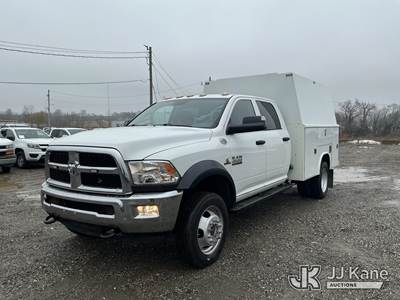 2018 RAM 4500 4x4 Crew-Cab Enclosed Service Truck