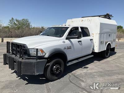 2018 RAM 4500 Crew Cab Enclosed High-Top Service Truck