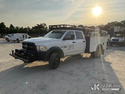 2015 Ram 4500 4x4 Crew-Cab Service Truck