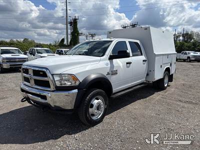 2018 Ram 4500 4x4 Crew-Cab Enclosed Service Truck