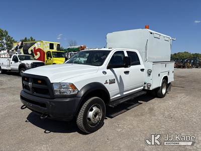 2017 Ram 4500 4x4 Crew-Cab Enclosed Service Truck