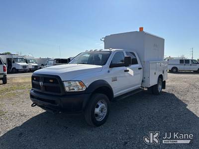 2018 Ram 4500 4x4 Crew-Cab Enclosed Service Truck