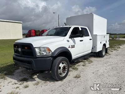 2018 Ram 4500 4x4 Crew-Cab Enclosed High-Top Service Truck