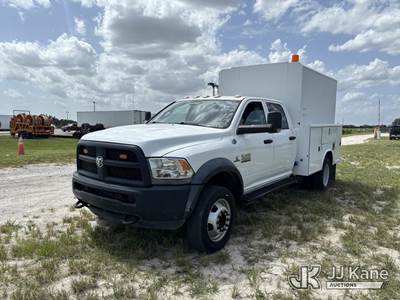2018 RAM 4500 Crew Cab SWB High Top Service Truck