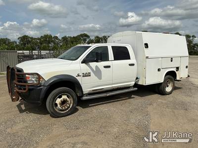 2014 RAM 4500 Crew-Cab Enclosed Service Truck
