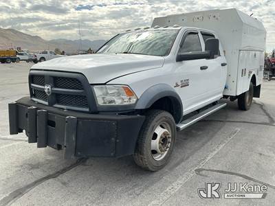2018 Ram 4500 4x4 Enclosed High-Top Service Truck