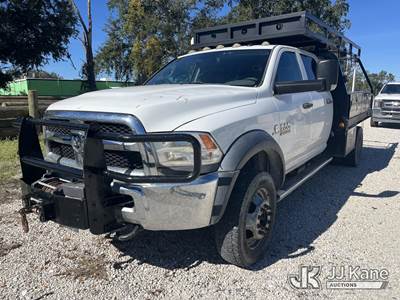 2014 RAM 5500 4x4 Crew-Cab Flatbed/Service Truck