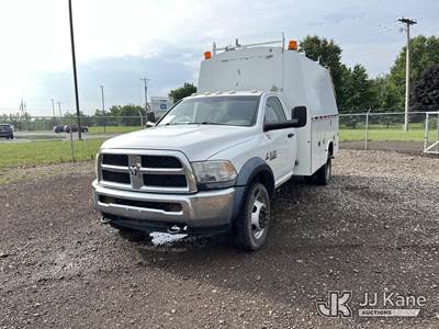 2014 Ram 5500 4x4 Enclosed High-Top Service Truck