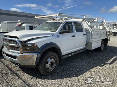 2014 RAM 5500 Crew-Cab Flatbed/Service Truck