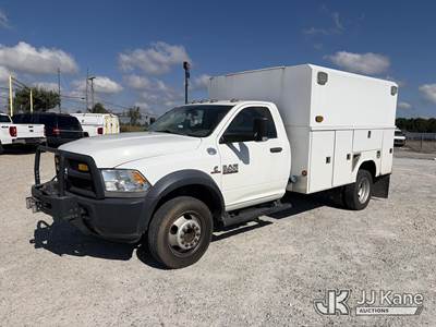 2017 Ram 5500 4x4 Enclosed High-Top Service Truck