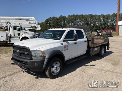 2014 Ram 5500 4x4 Crew-Cab Flatbed Truck