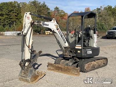 2018 Bobcat E26 Mini Hydraulic Excavator