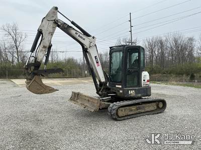 2016 Bobcat E45 Mini Hydraulic Excavator