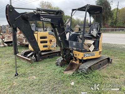 2015 John Deere 26G Mini Hydraulic Excavator