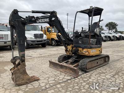 2014 John Deere 27D Mini Hydraulic Excavator