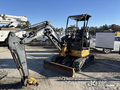 2014 John Deere 27D Mini Hydraulic Excavator