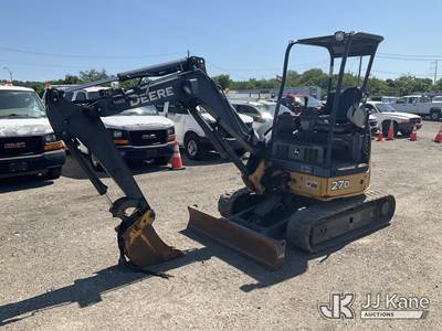 2010 John Deere 27D Mini Hydraulic Excavator