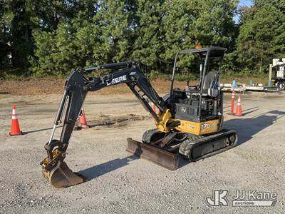 2015 John Deere 27D Mini Hydraulic Excavator