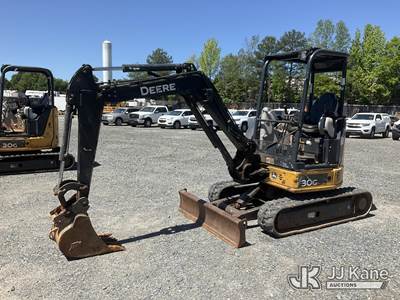2017 John Deere 30G Mini Hydraulic Excavator
