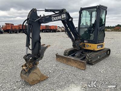 2017 John Deere 30G Mini Hydraulic Excavator
