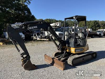 2016 John Deere 35G Mini Hydraulic Excavator