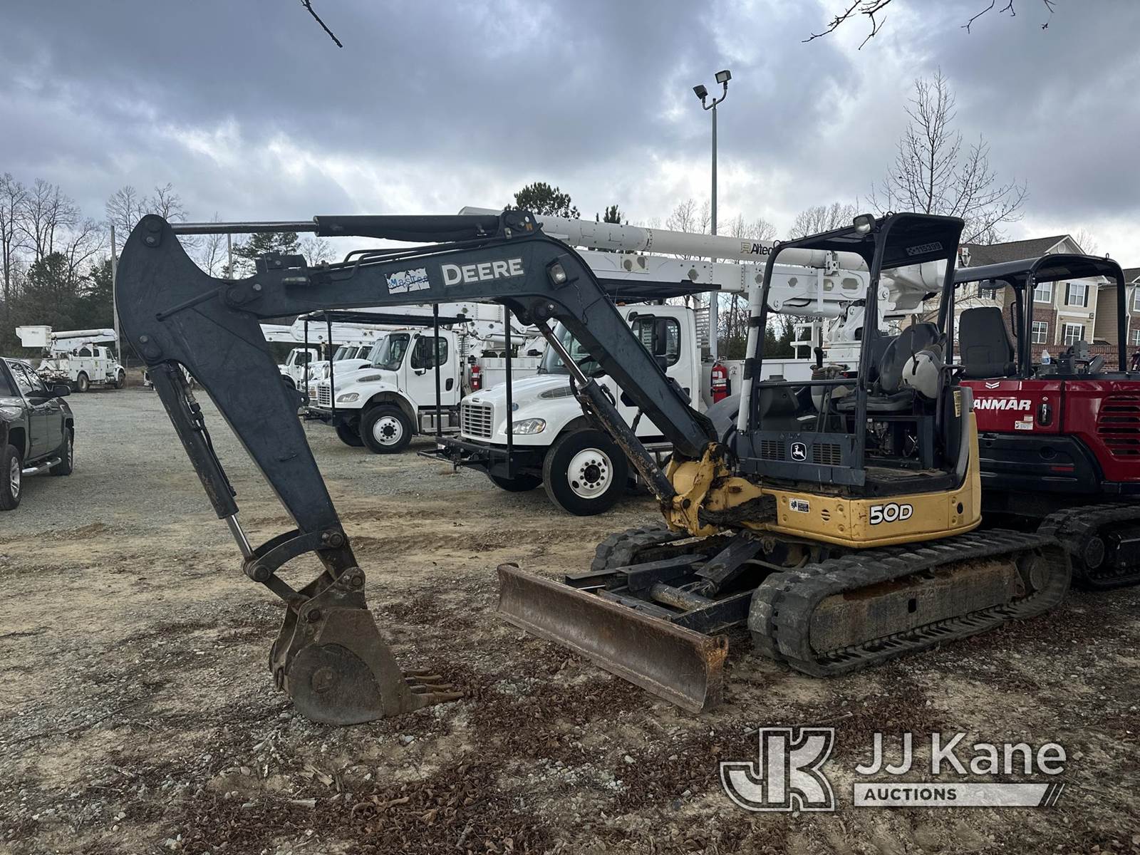 2011 John Deere 50D Mini Hydraulic Excavator For Sale, 4,139 Hours