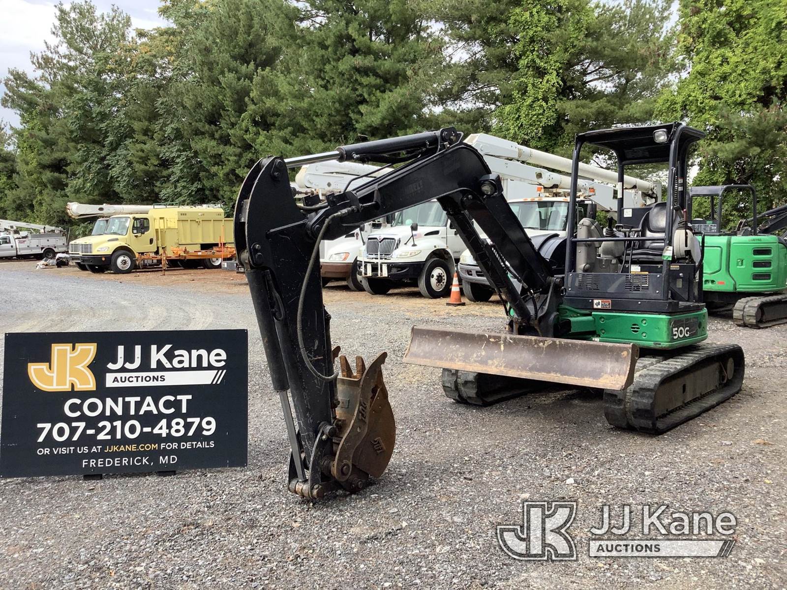 2016 John Deere 50G Mini Hydraulic Excavator For Sale, 2,258 Hours