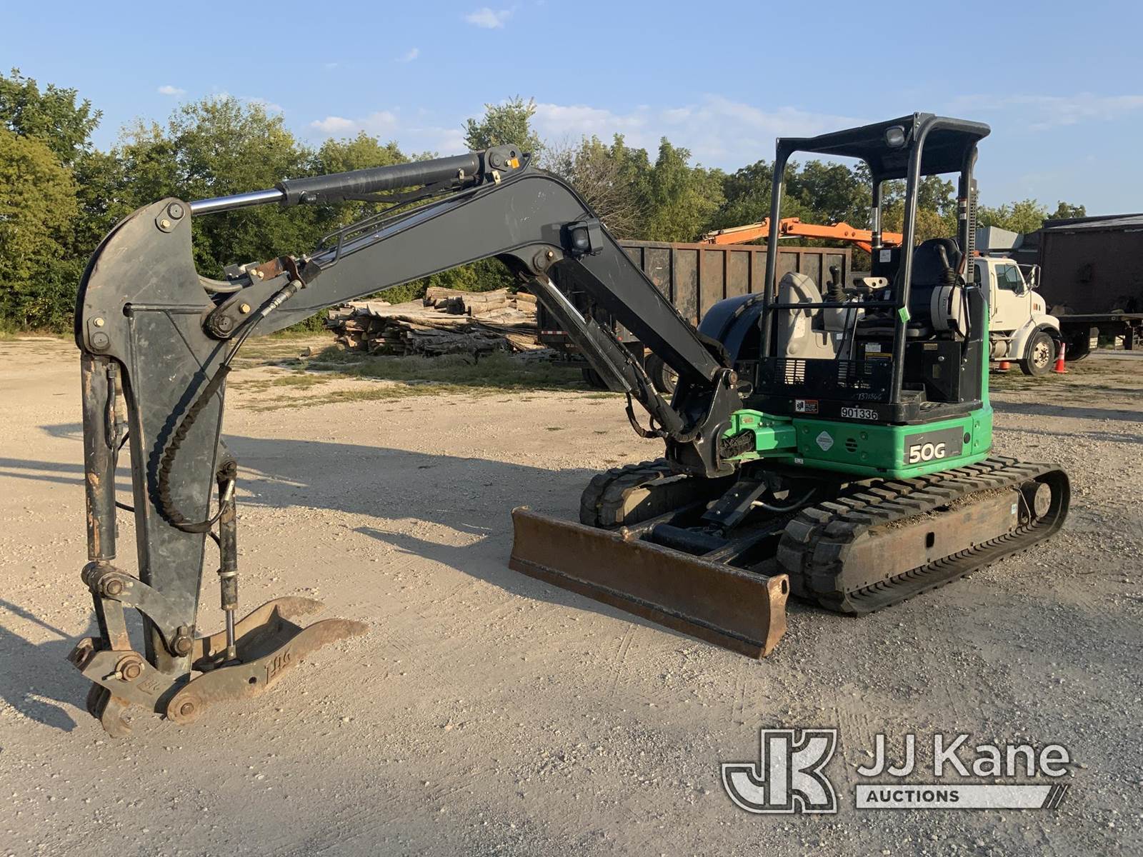2016 John Deere 50G Mini Hydraulic Excavator For Sale, 1,807 Hours