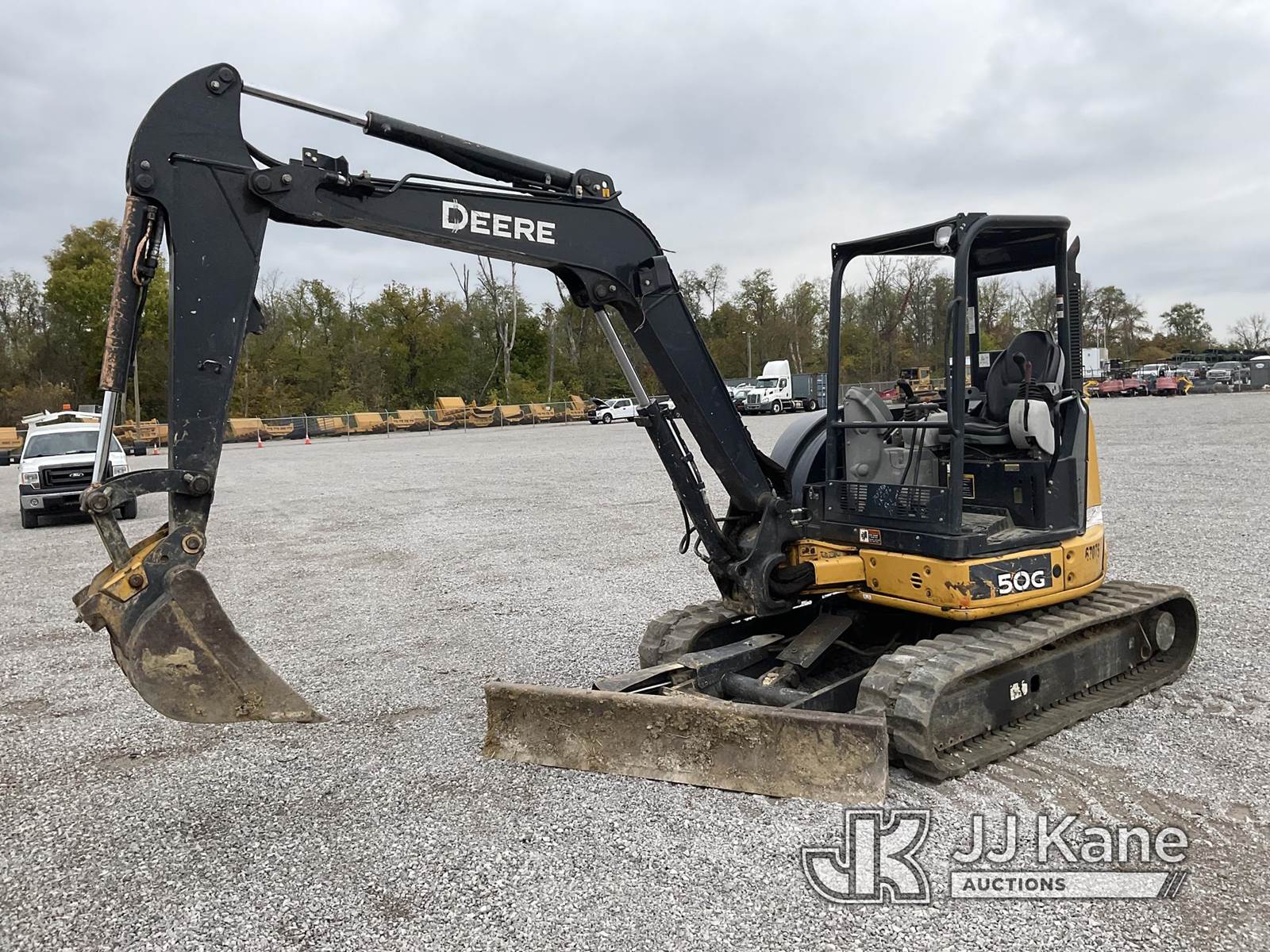 2017 John Deere 50G Mini Hydraulic Excavator For Sale, 1,570 Hours