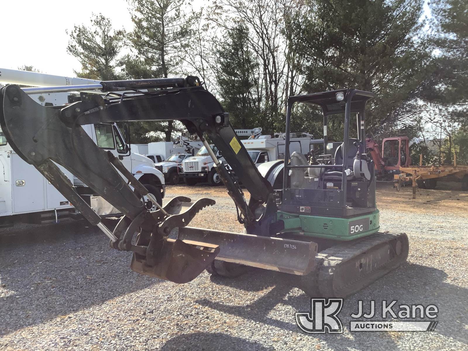 2016 John Deere 50G Mini Hydraulic Excavator For Sale, 2,047 Hours