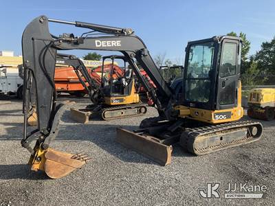 2016 John Deere 50G Mini Hydraulic Excavator