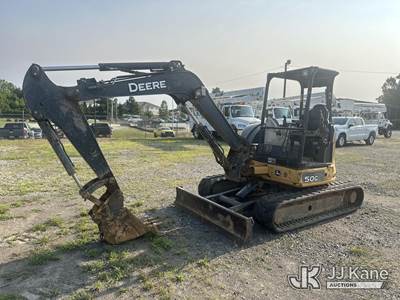 2015 John Deere 50G Mini Hydraulic Excavator