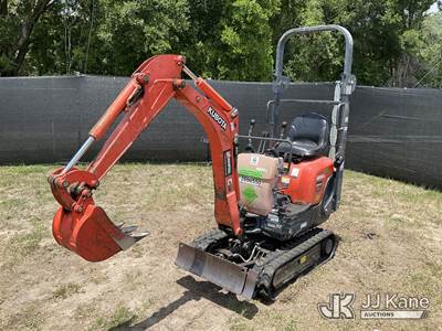 2019 Kubota K008 Mini Hydraulic Excavator