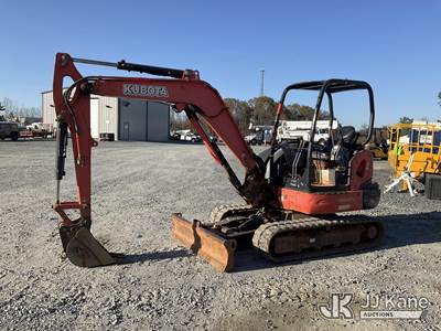 2017 Kubota KX040-4 Mini Hydraulic Excavator