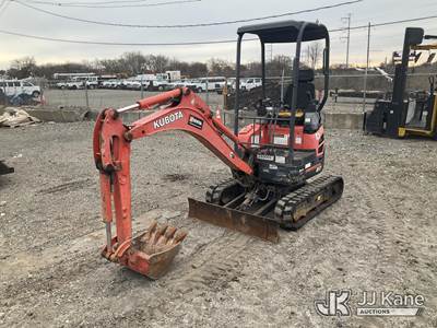 2019 Kubota U17 Mini Hydraulic Excavator