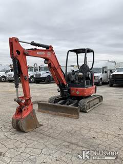 2017 Kubota U35-4 Mini Hydraulic Excavator