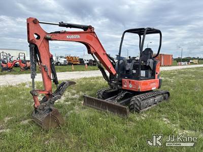 2018 Kubota U35-4 Mini Hydraulic Excavator