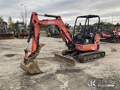 2019 Kubota U35-4 Mini Hydraulic Excavator